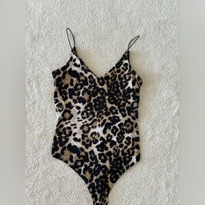 H&M Leopard Print Bodysuit